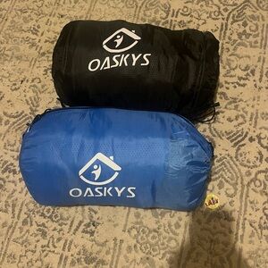 Oaskys Black and Blue Sleeping Bags